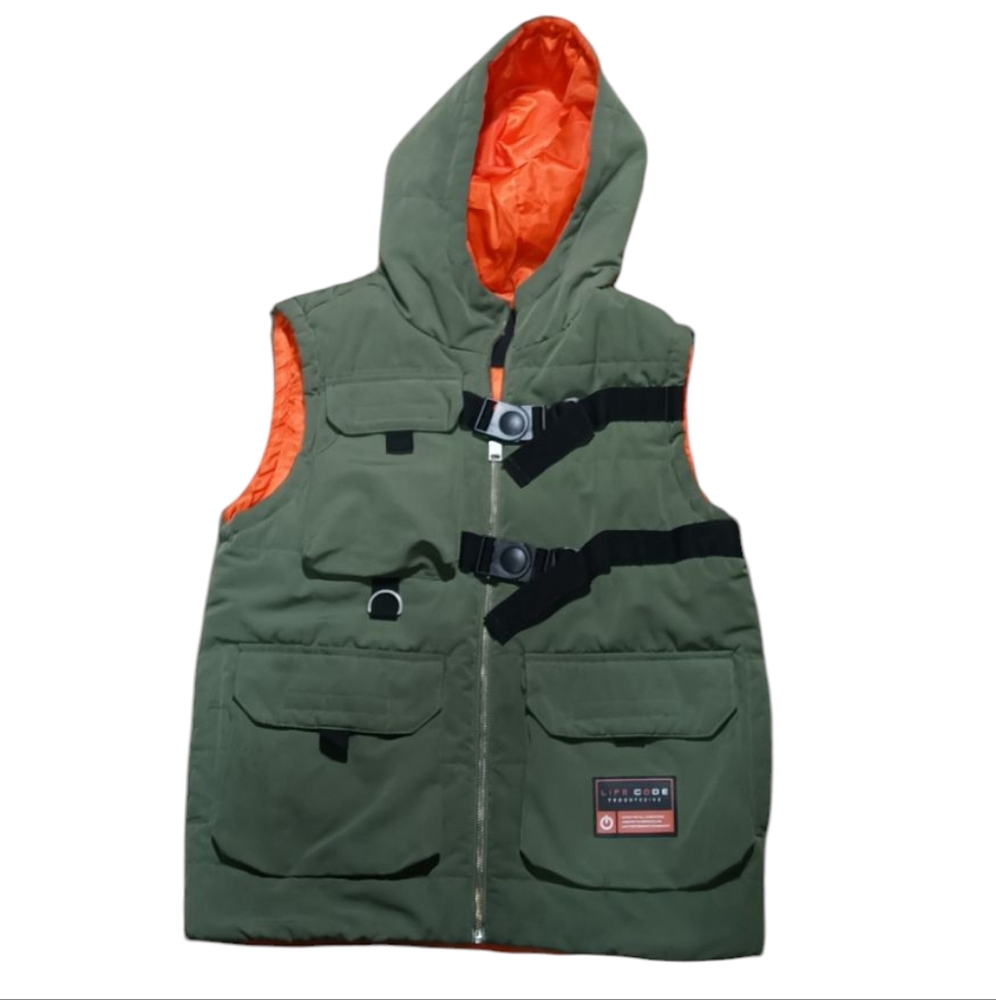 Mens Life Code Progressive Hooded Vest